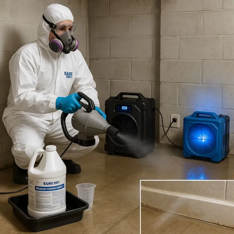 Sanitization and Odor Removal process in Xenia, OH